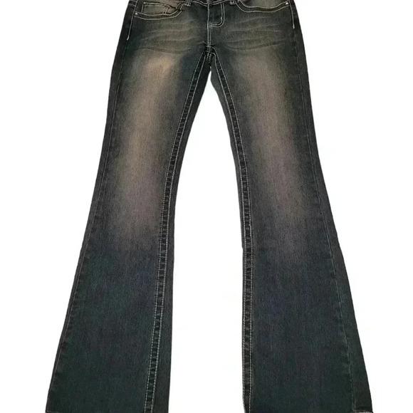 Red Rivet Jeans 7 - Picture 2 of 5